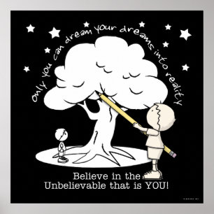 Poster Rêvez Dans La Réalité - Petit Garçon, Logo Big Dre