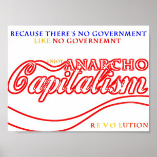 Poster Révolution capitaliste anarchique