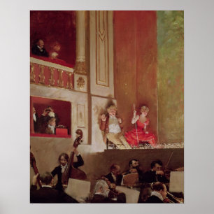 Poster Revue au Théâtre des Variètes, vers 1885