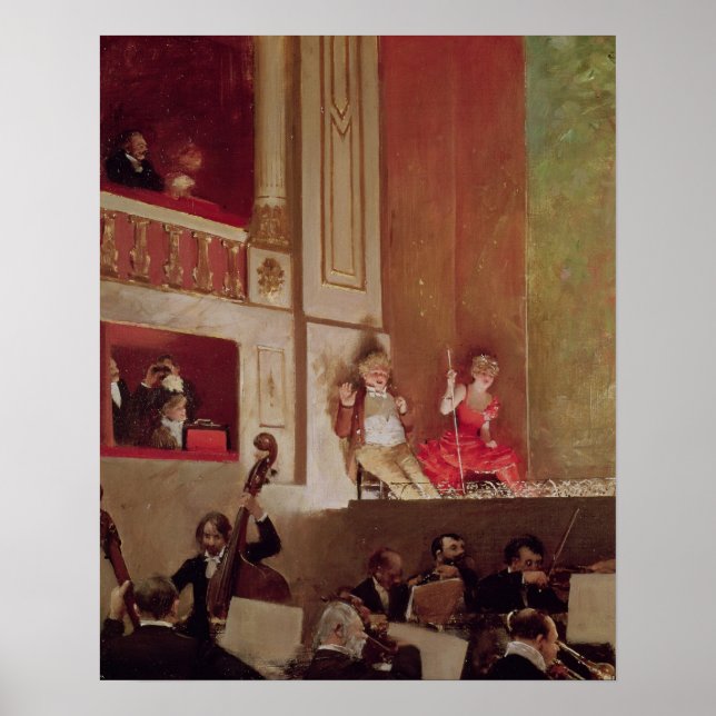 Poster Revue au Théâtre des Variètes, vers 1885 (Devant)