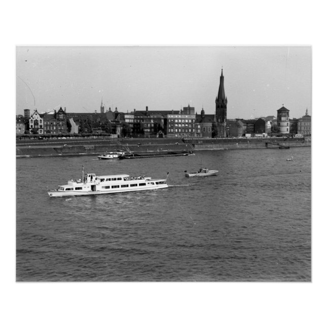 Poster Rhin de Düsseldorf (Devant)