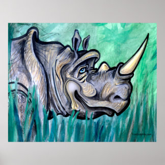 Poster Rhino