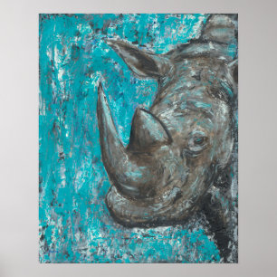 Poster Rhino380 - Art abstrait de Rhinosceros
