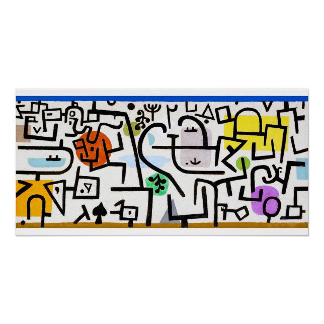 Poster Rich Port, Paul Klee (Devant)