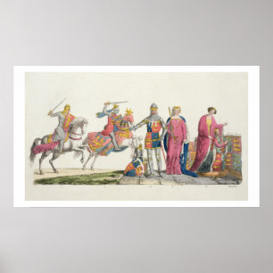 Poster Richard le Lionheart, John de décharné, Edouard