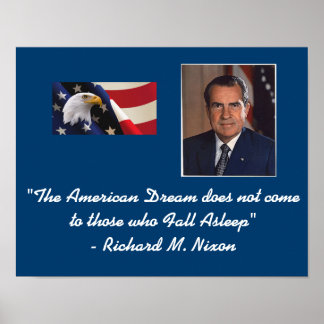 Poster Richard Nixon American Dream