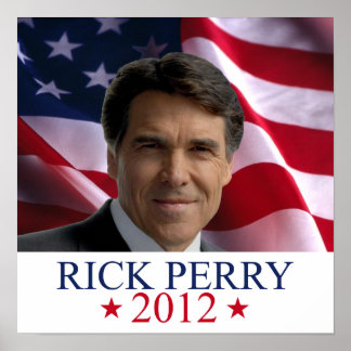 Poster Rick Perry 2012 pour l'affiche du président