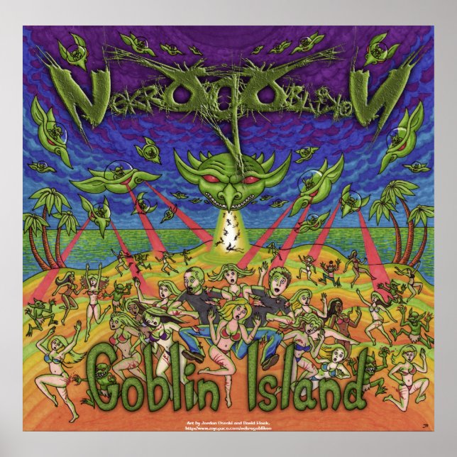 Poster ridiculement grand "Goblin Island" (Devant)