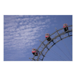 Poster Riesenrad Dans Prater Vienne Autriche