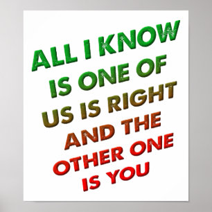 Poster Right and You Funny