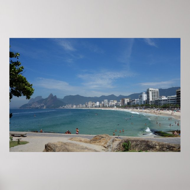 Poster Rio de Janeiro Ipanema (Devant)