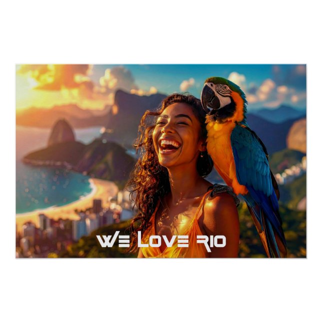 POSTER RIO - ON AIME RIO - (Devant)