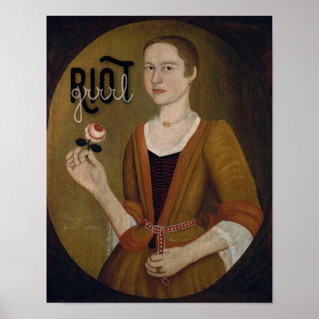 Poster Riot Grrrl Girl (Devant)