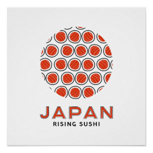 Poster Rising Sushi
