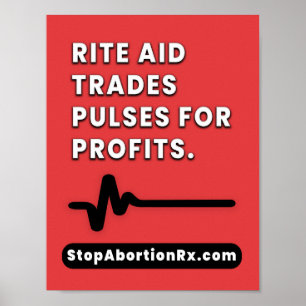 Poster "Rite Aid" 8.5x11" StopAbortionRx