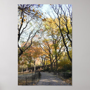 Poster Riverside Park Fall Folig New York Automne NYC