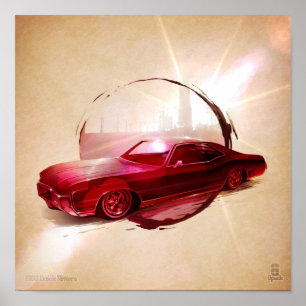Poster riviera de buick en 1968