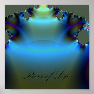 Poster Rivière de la vie