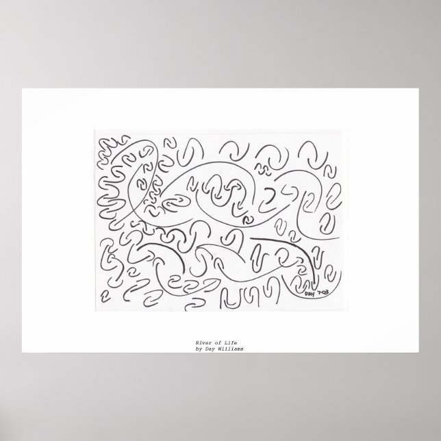 Poster Rivière de la vie (Devant)