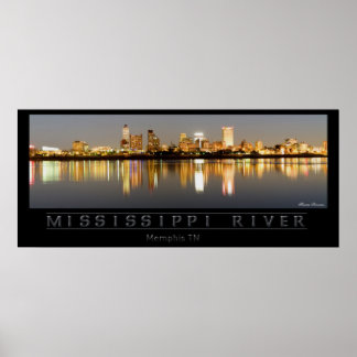 Poster Rivière Mississippi - TN Memphis