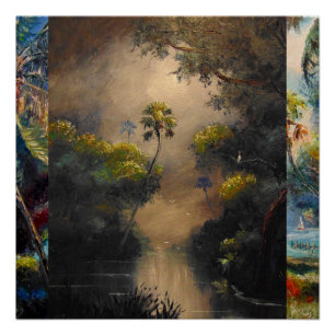 Poster Rivière Misty St. Lucie