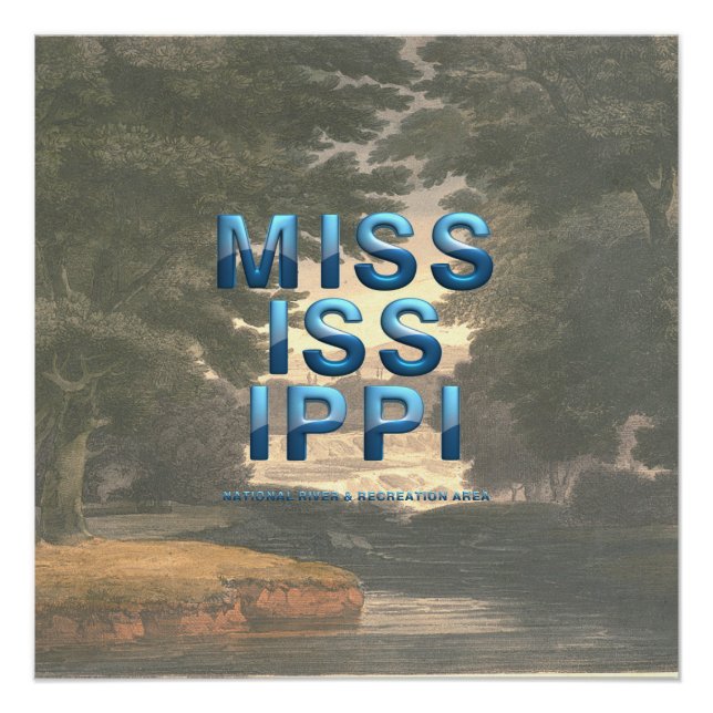 Poster Rivière nationale ABH Mississippi (Devant)