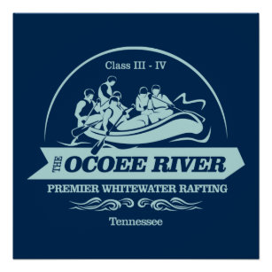 Poster Rivière Ocoee (rafting2)