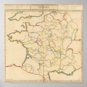 Poster Rivières de la France