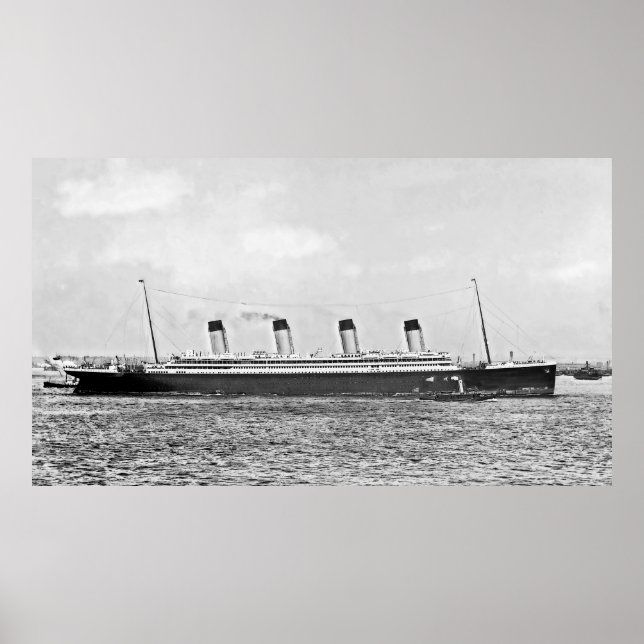 Poster RMS Olympic : Vue large (Devant)