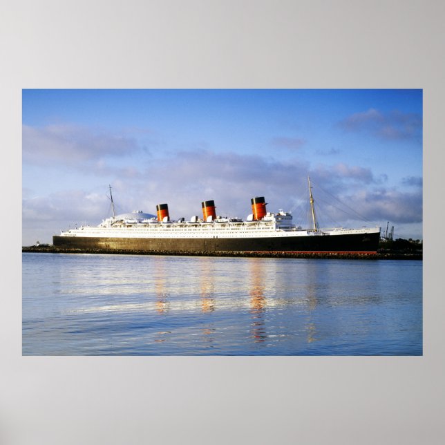 Poster RMS Queen Mary (Devant)
