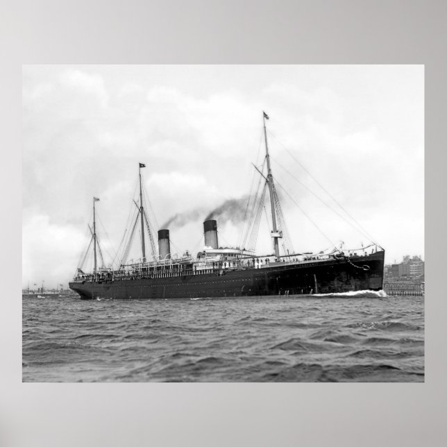 Poster RMS Teutonique (Devant)