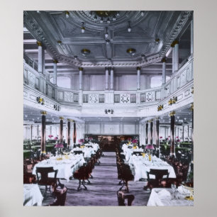 Poster RMS Titanic Grand Dining Room Luxe