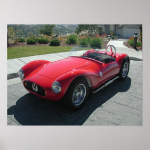Poster Roadster 1955 de Maserati A6GC5