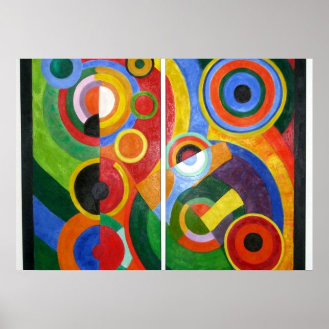 Poster Robert Delaunay art : Rythme (Devant)