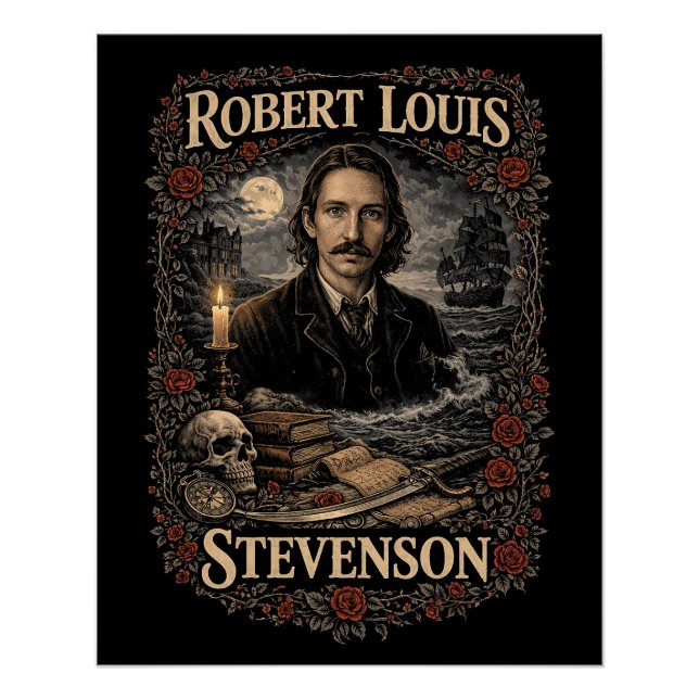 Poster Robert Louis Stevenson (Devant)