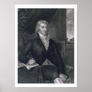 Poster Robert R. Livingston, gravé par E. le Mackenzie