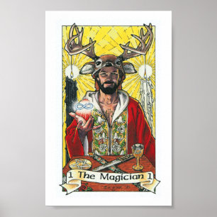 Poster Robin Wood Tarot - Major 1 Le Magicien