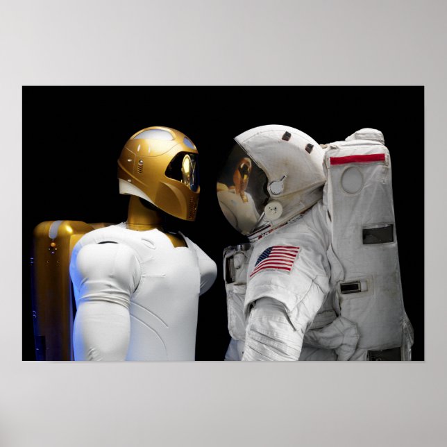 Poster Robonaut 2, un astronaute habile et dextérité (Devant)