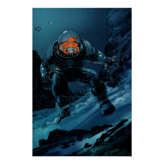 Poster Robot aquatique 