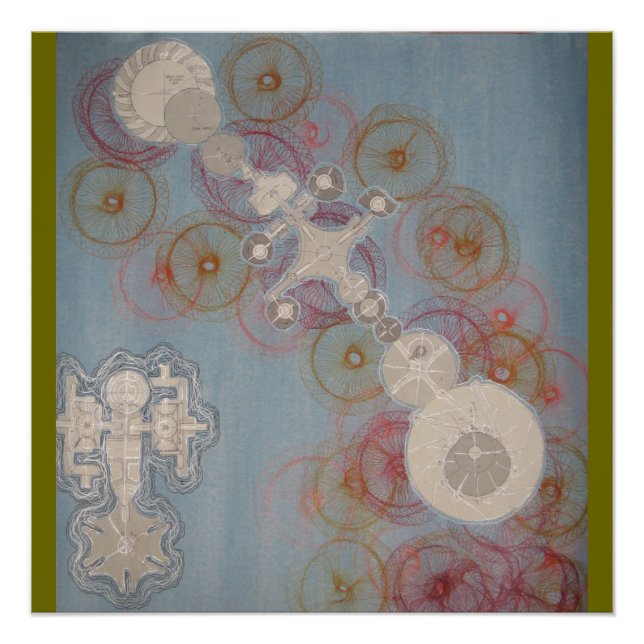 Poster Robot Dreams 20"x20" (Devant)