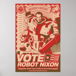 Poster Robot Nixon - All Hail Robot Nixon