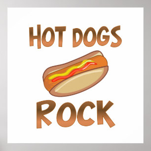 Poster Roche de hot-dogs