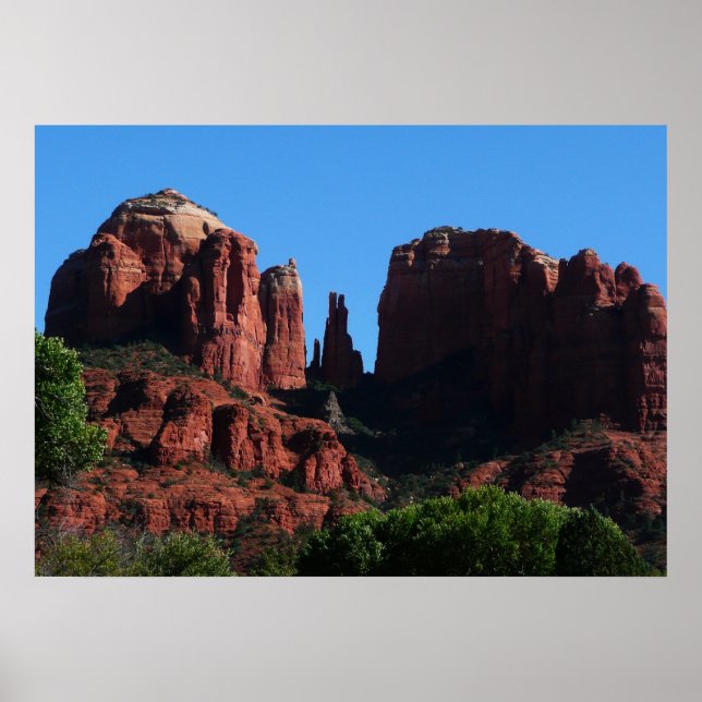 Poster Rocher Cathedral à Sedona Arizona Monument (Devant)