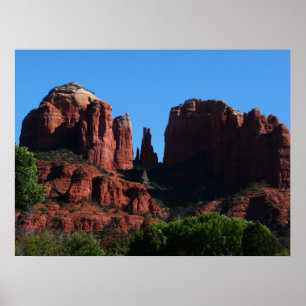 Poster Rocher de la Cathédrale à Sedona Arizona Monument