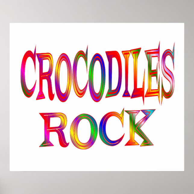 Poster Rocher des crocodiles (Devant)