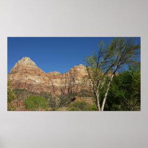 Poster Rochers rouges du parc national de Zion Photograph