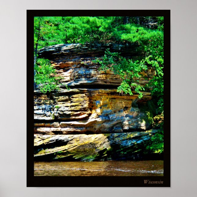 Poster Roches du Wisconsin (Devant)