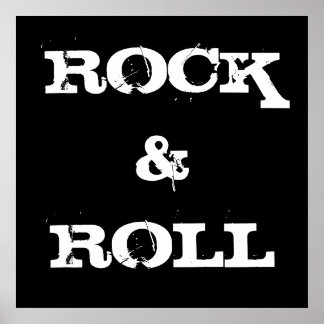 Poster Rock And Roll