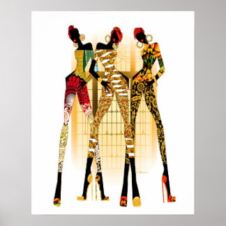Poster Rock Black Girls
