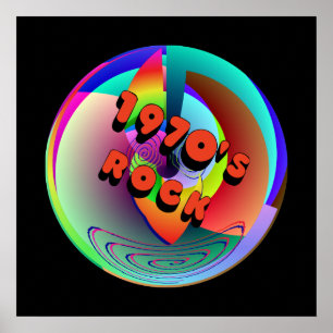 Poster rock des années 1970